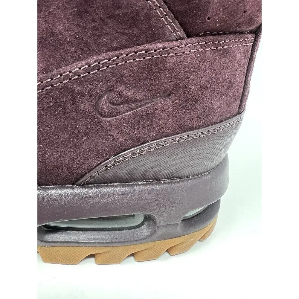 Nike Air Max Goadome Suede Boot Mens Sz 12 ACG 865031-602 Deep Burgundy